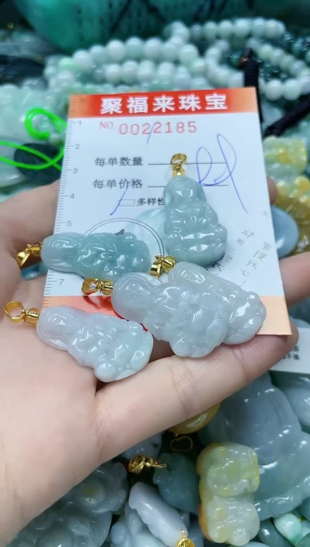 【闪购商品】翡翠颈饰未镶嵌闪购0022185多样性发其一