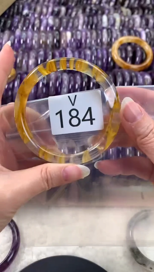 【闪购商品】水晶水晶手镯V未镶嵌184-61+