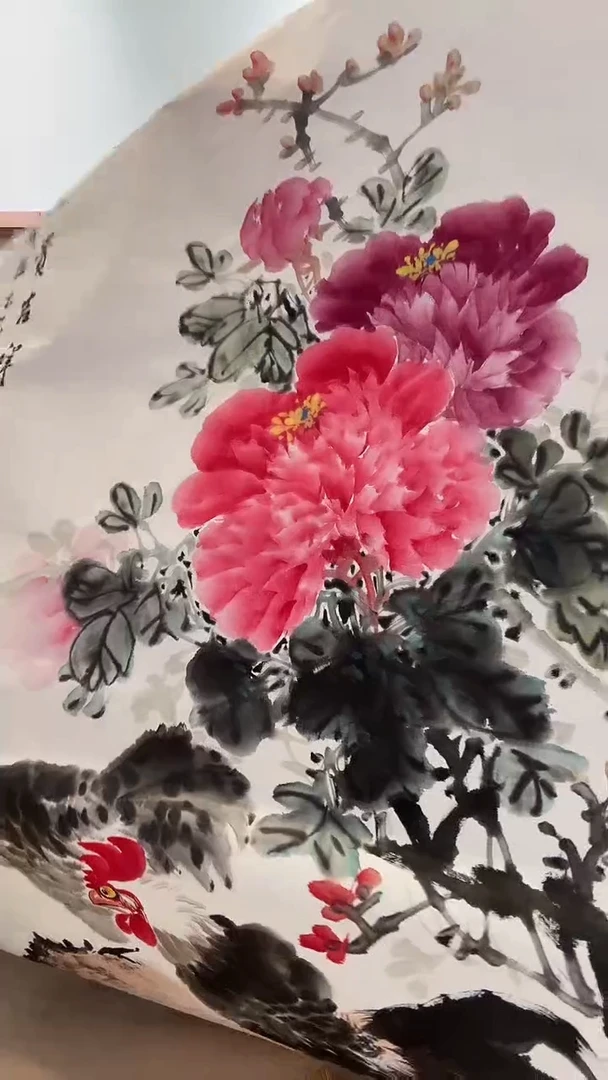 国画J李老师 国画作品一件