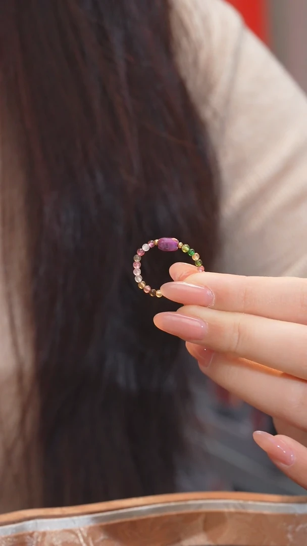 【闪购商品】苏纪石（舒俱来）戒指18K金镶嵌多样性发@@N7130