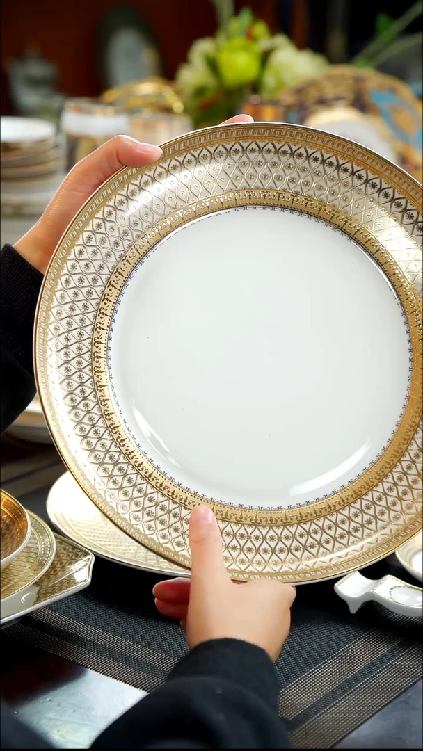 瓷片12英寸窝盘   1个