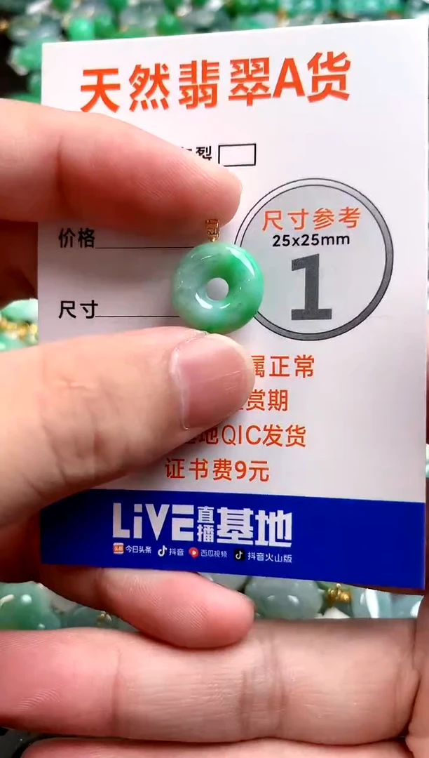 颈饰18K金镶嵌翡翠26100784