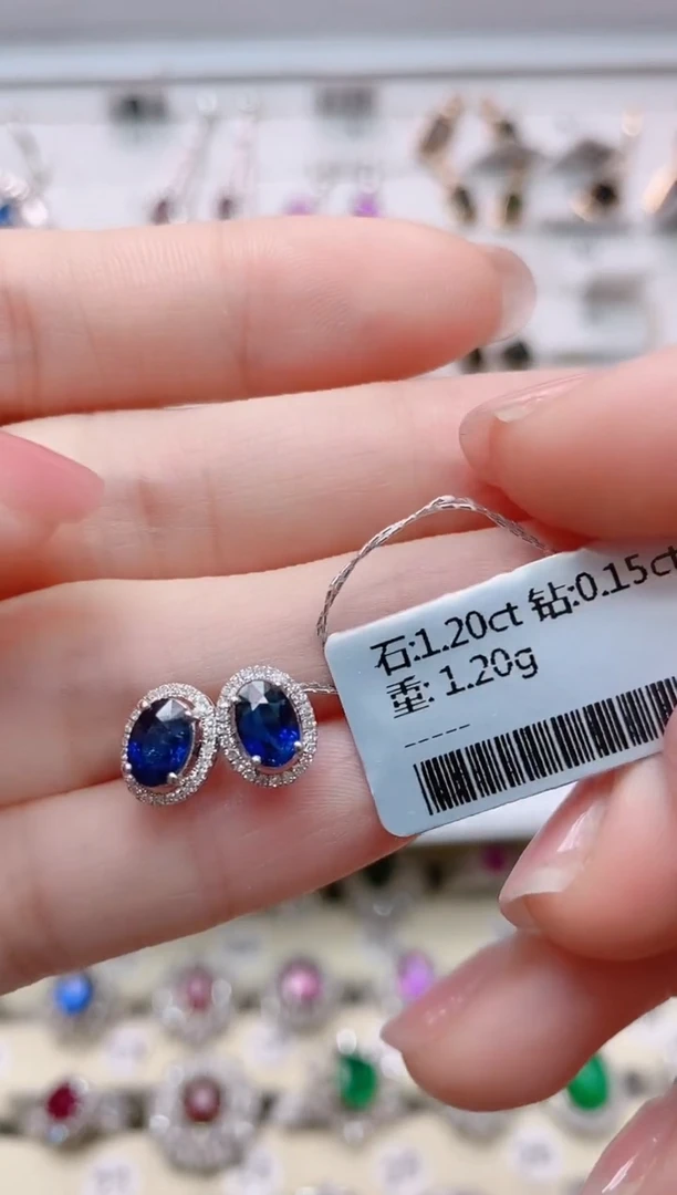 【闪购商品】蓝宝石18K金戒指18K金镶嵌1