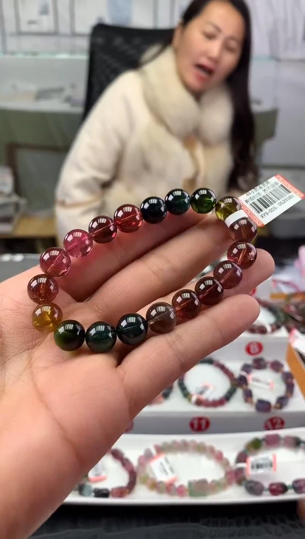 未镶嵌手串碧玺多样性发一条