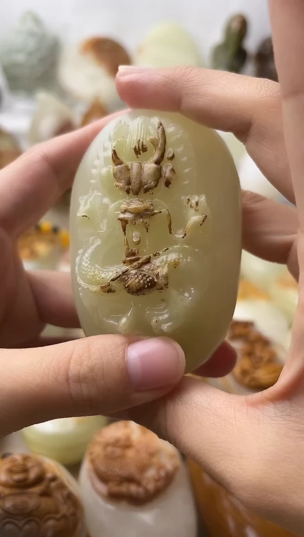 石材古青石棉纹正常不退换九五龙微瑕