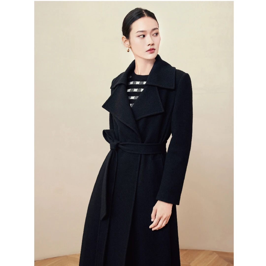 【达人专属】冬季毛呢外套国风刺绣双面大衣经典极简风ET5245373636