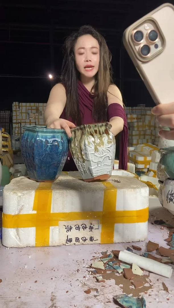 宜兴紫砂粗陶花盆15/20