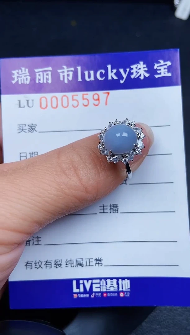 翡翠银S925镶嵌颈饰5597