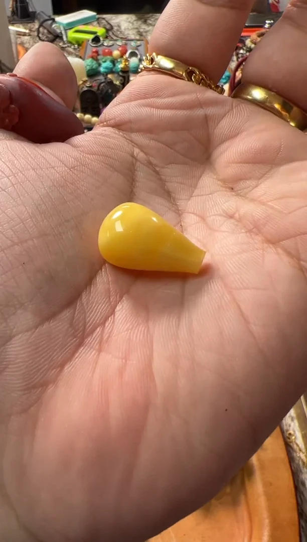 未镶嵌蜜蜡裸石56号 蜜蜡三通配饰套装ylp多样性发1