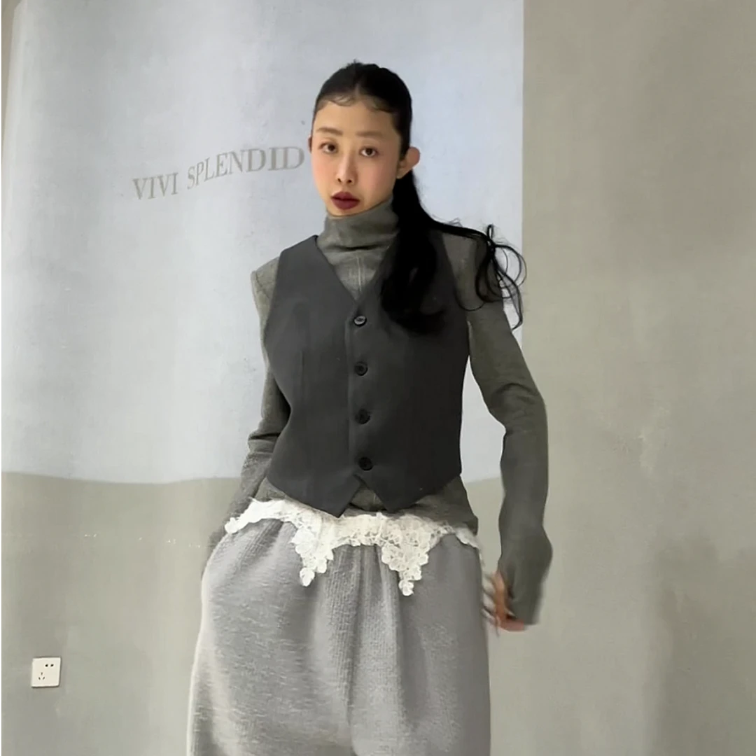 19761#（定制NO退NO换）2025新年限定帅气尼料马甲