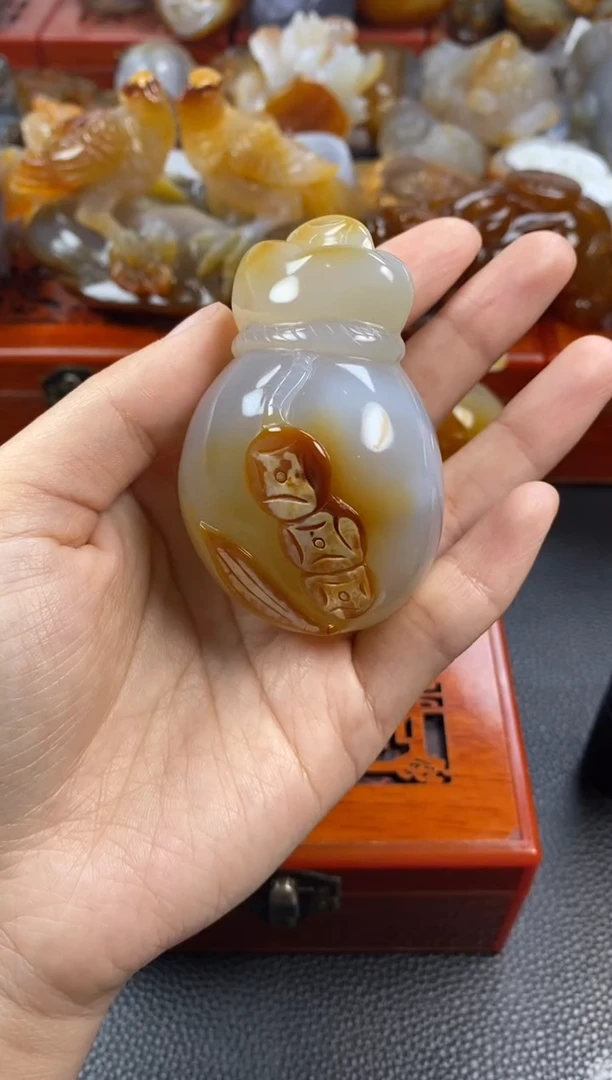 玛瑙/玉髓手把未镶嵌1