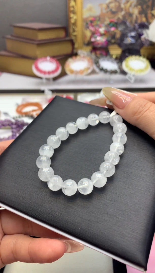 【闪购商品】水晶手串未镶嵌奶白幽灵10+（颜色以实物为主）