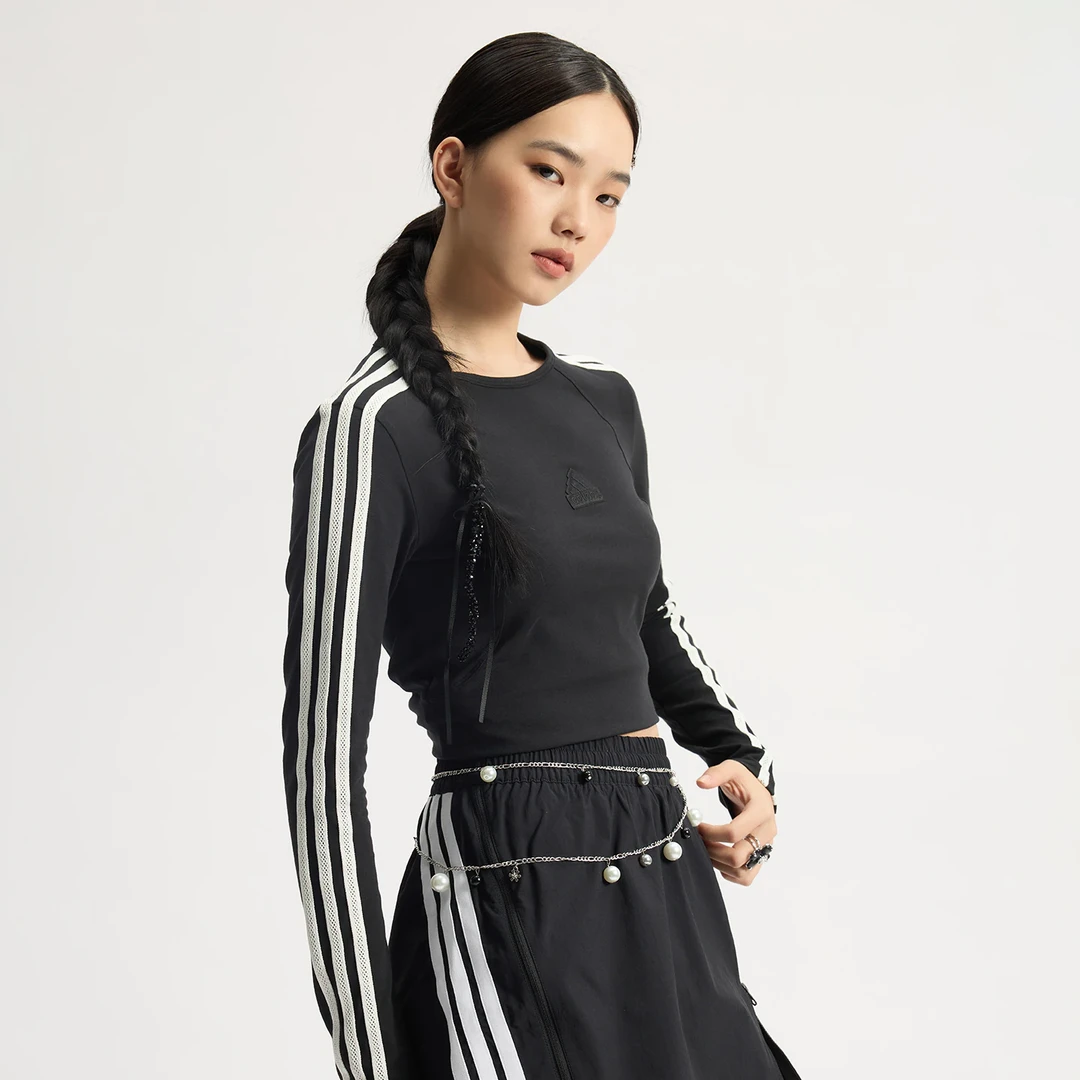 adidas/阿迪达斯休闲时尚系列TEE LS女款长袖T恤JN0755