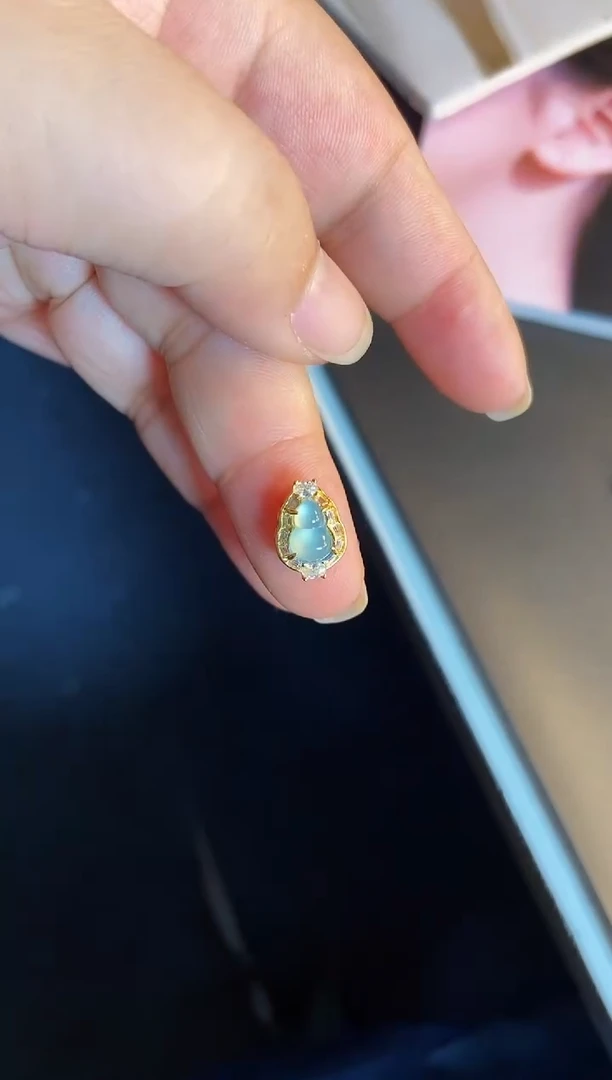 吊坠(不含链)银S925镶嵌翡翠1