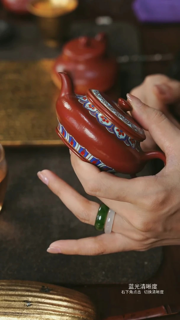 紫砂-虚扁-手工-手工