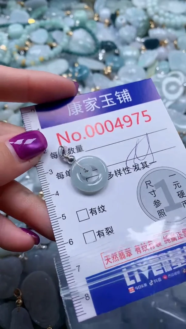 颈饰未镶嵌翡翠4975
