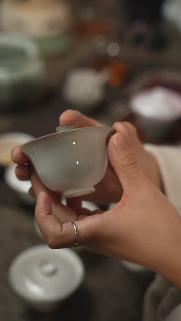 【闪购商品】其他柴烧窑宝盖碗@@s2610