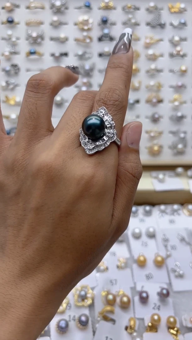 【闪购商品】淡水珍珠戒指合金0.0