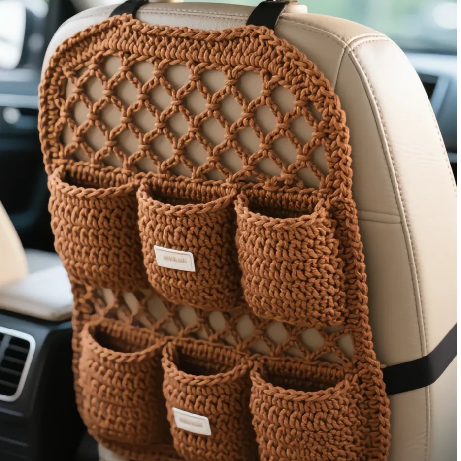 奶咖色汽车收纳材料包（成品需定制）偏远地区不包邮