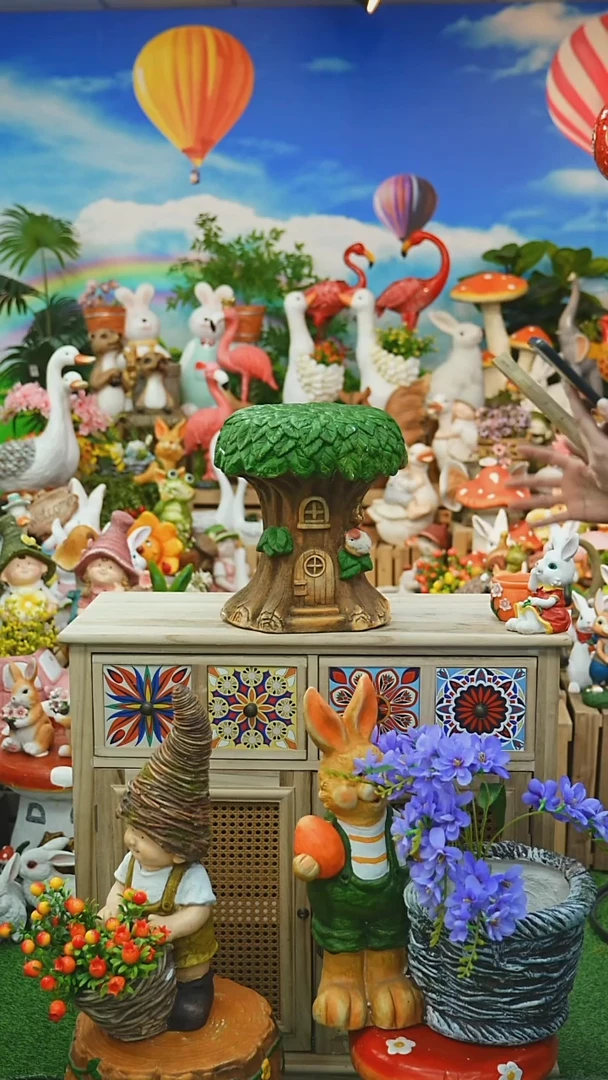 【闪购商品】红陶花园庭院摆件&00&