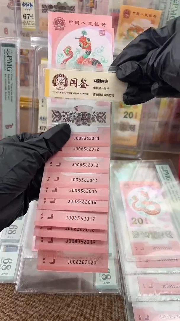 塑料蛇钞008362011-2020年份尾标十 全