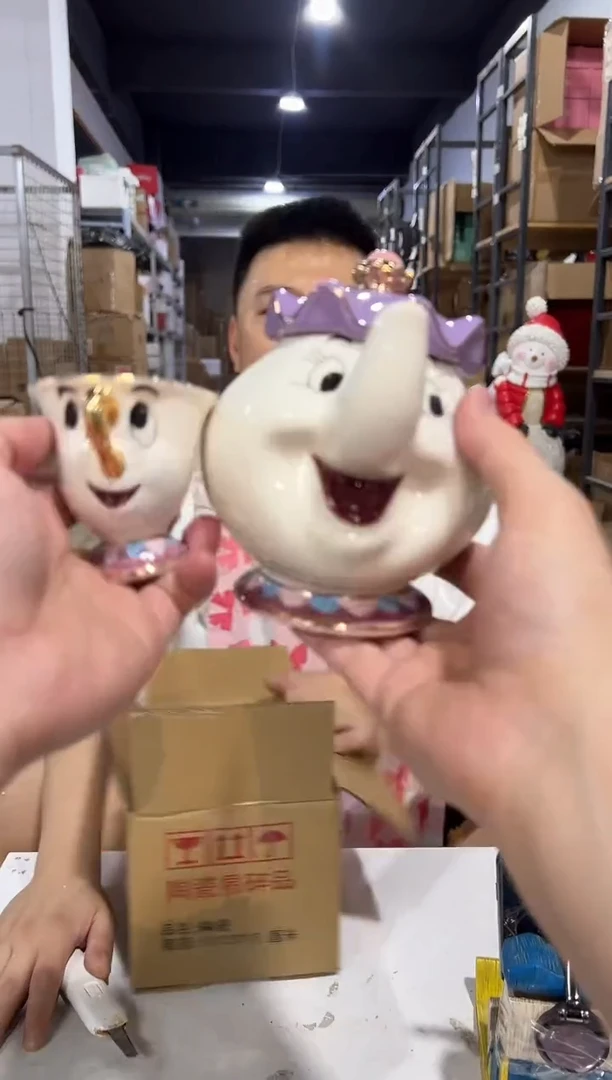 瓷片茶壶太太一壶一杯