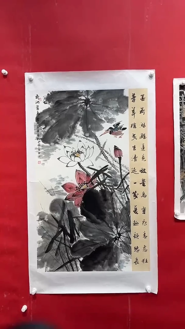 国画画家陆远华纯手绘原作