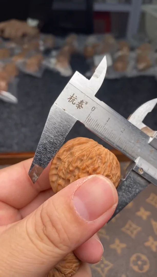 把件文玩核桃b160号38尺磨盘