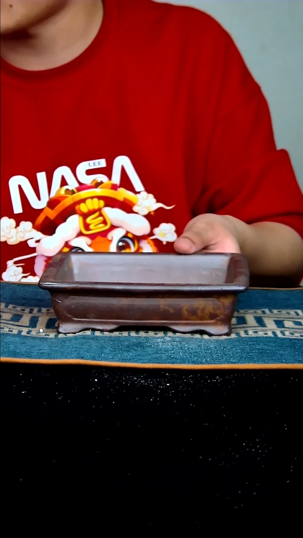 【闪购商品】紫砂花盆14.5*10.5*3.5内径尺寸