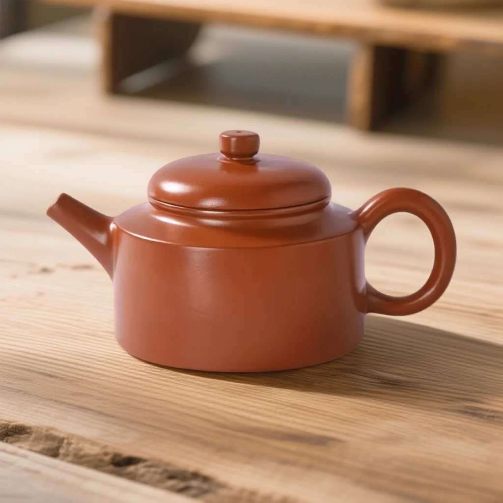 原矿朱泥紫砂壶大德中壶大容量功夫茶具家用茶壶