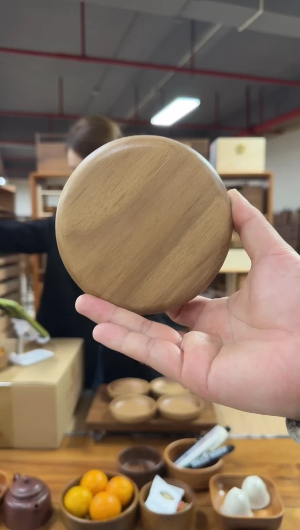 木黑胡桃12cm圆盘