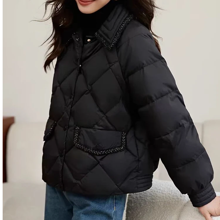 2024冬季新款气质休闲时尚潮流百搭短款保暖羽绒服