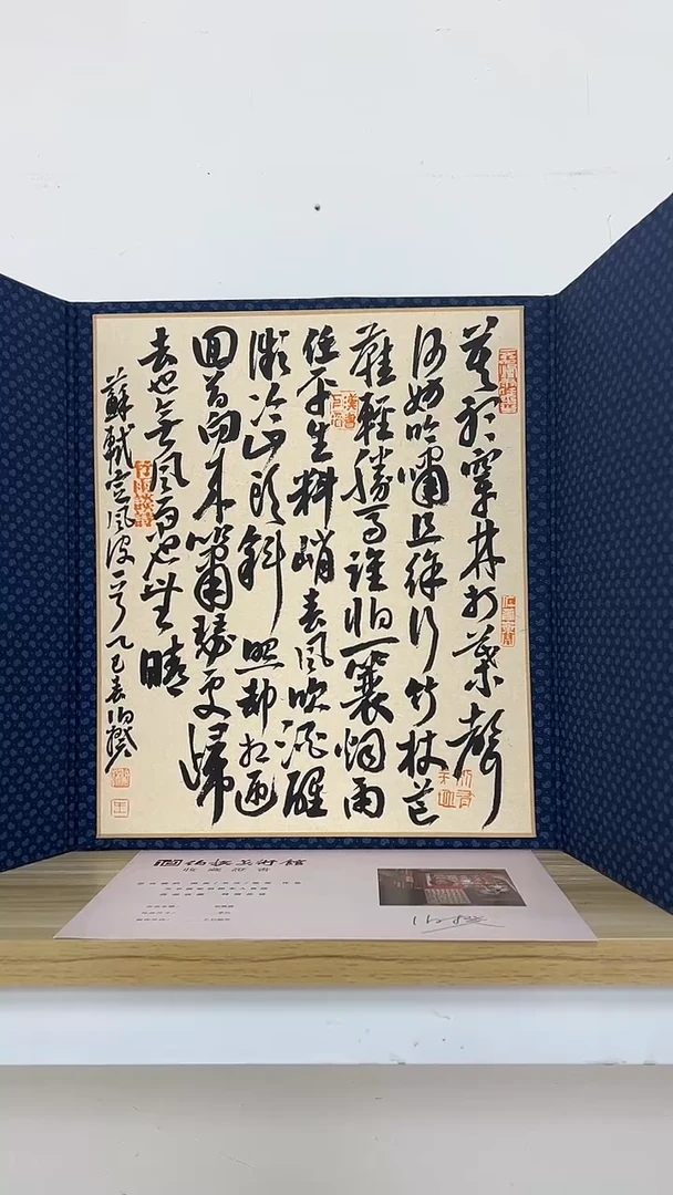 书法伯揆书法原作作品 折页作品