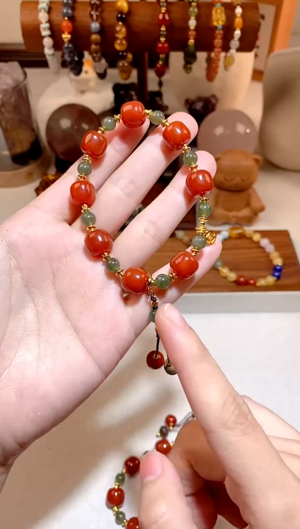 未镶嵌手串南红玛瑙南红碧玉手串 多样性发一