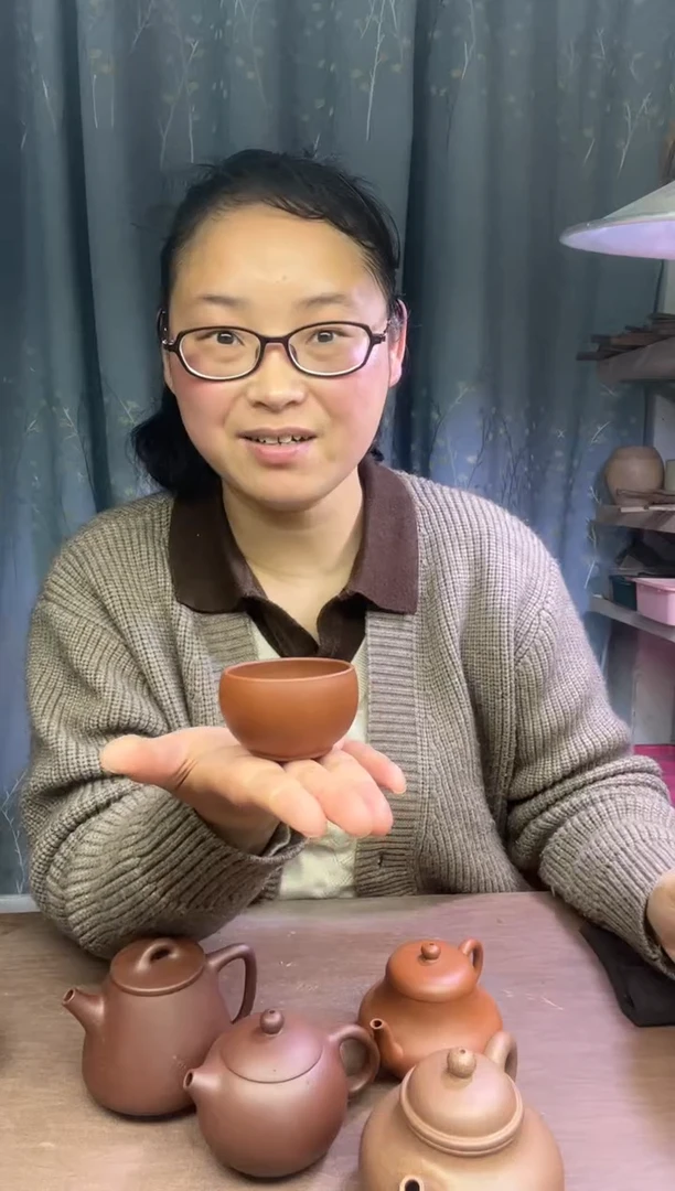 【闪购商品】朱泥茶杯紫砂杯666888999