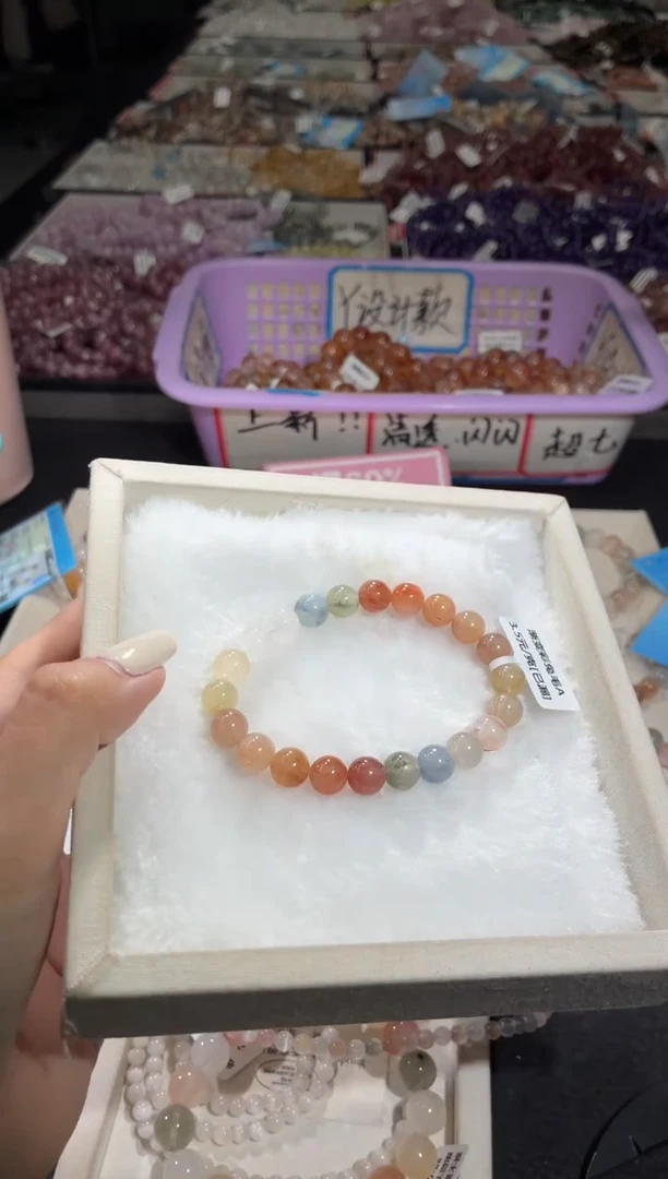 未镶嵌手链水晶310号 多样性发一T   8+