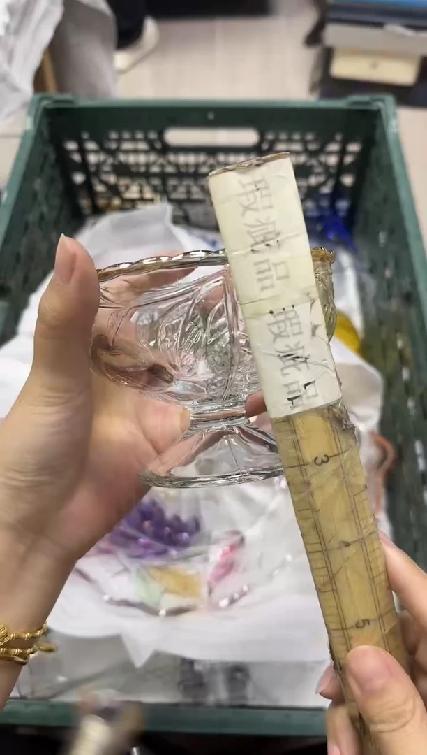 手工艺品玻璃珍*110瑕疵