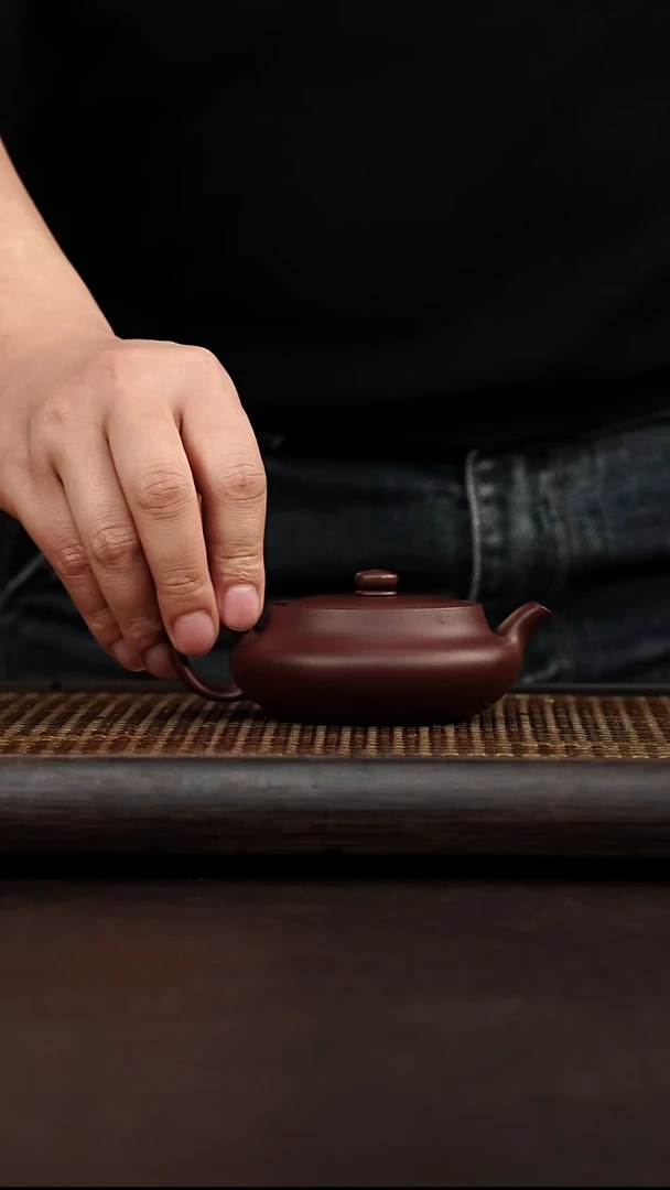 茶壶紫砂宜兴心悦紫砂   桑盘  紫泥