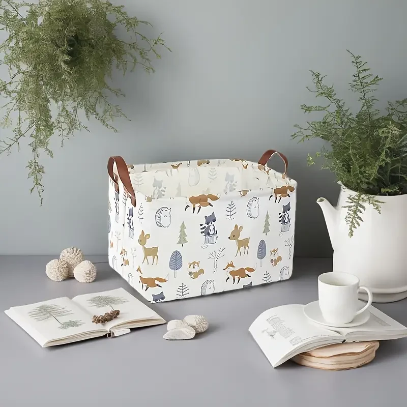 开放式家用化妆品零食收纳篮