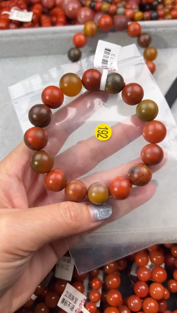 未镶嵌手串南红玛瑙13+