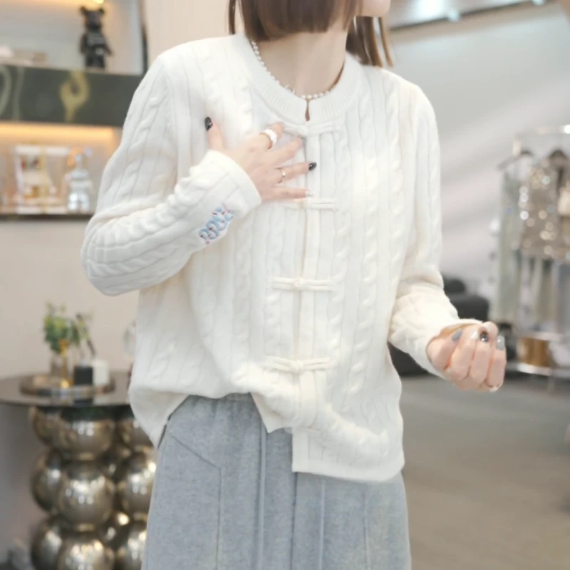 冬季新款气质国风{月光蛇影}冬季新款时尚休闲针织上衣LK2501069