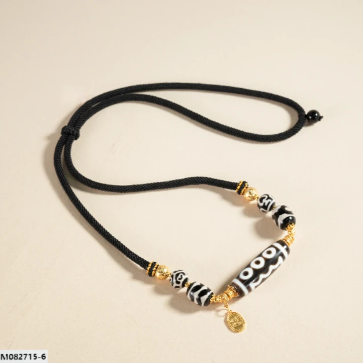 【老掌柜】五眼玛瑙项链/多样性发货 发一件 M082715-6