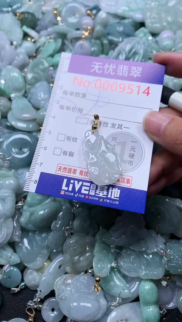 颈饰未镶嵌翡翠9514