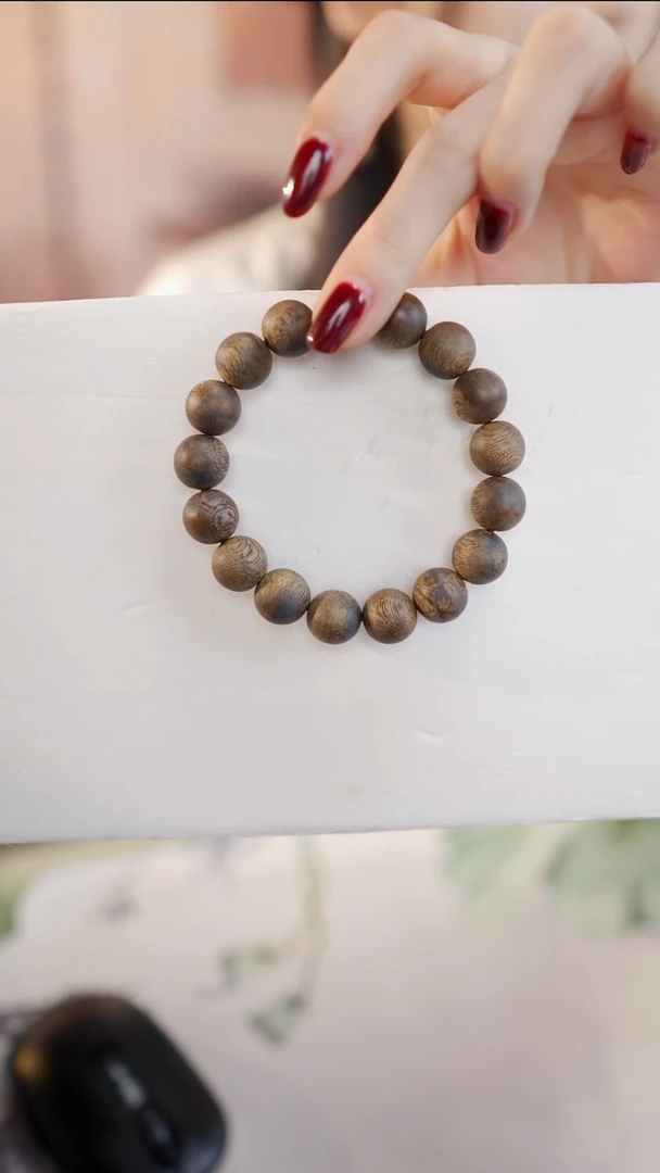 手串沉香莺歌绿棋楠1.2圆珠单圈多样性发一