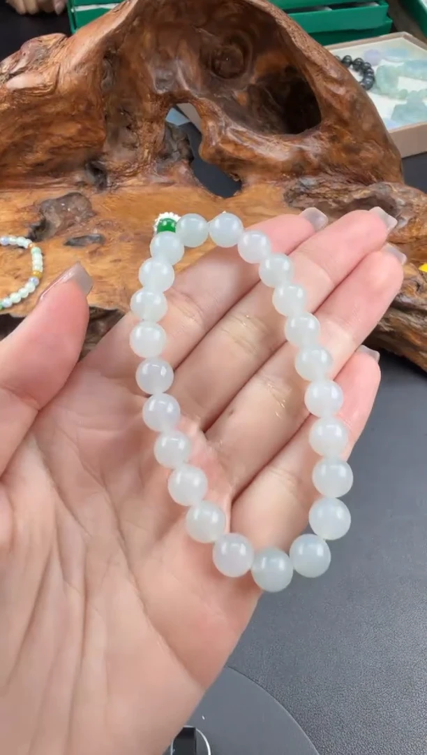 未镶嵌定制翡翠翡翠饰品-123 毛货手串