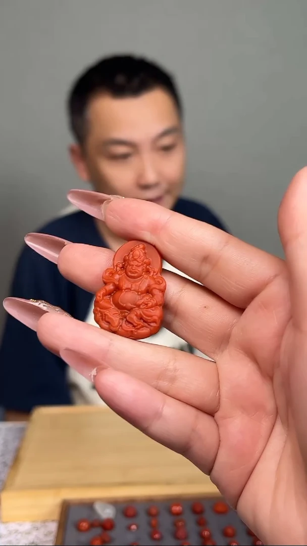 南红玛瑙未镶嵌挂件槑****%观音牌