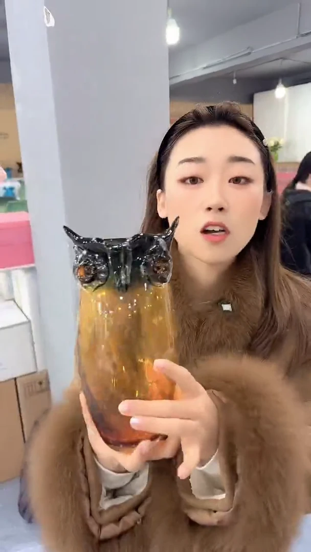有机玻璃昕洋花瓶花器G-早7