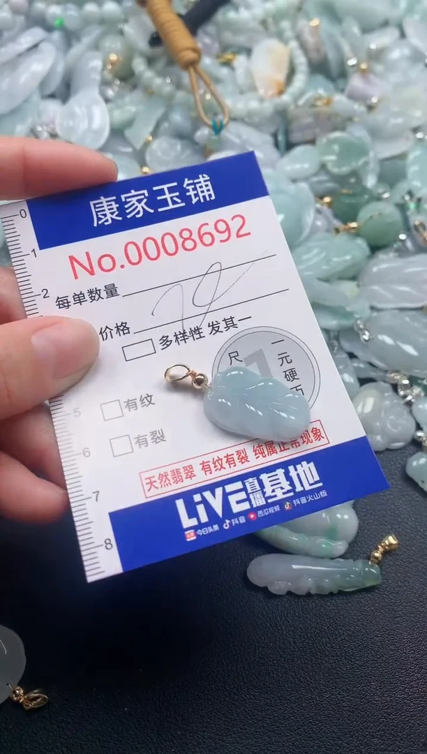 颈饰未镶嵌翡翠8692