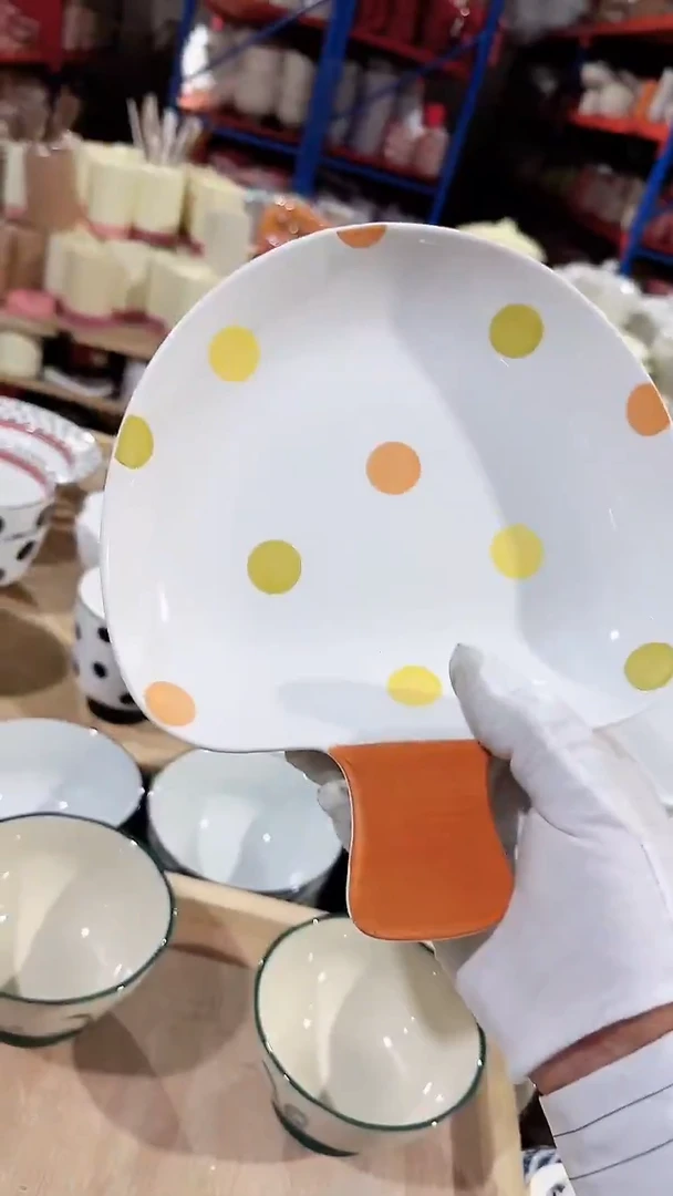 陶瓷蘑菇盘微瑕 凑满20元包邮