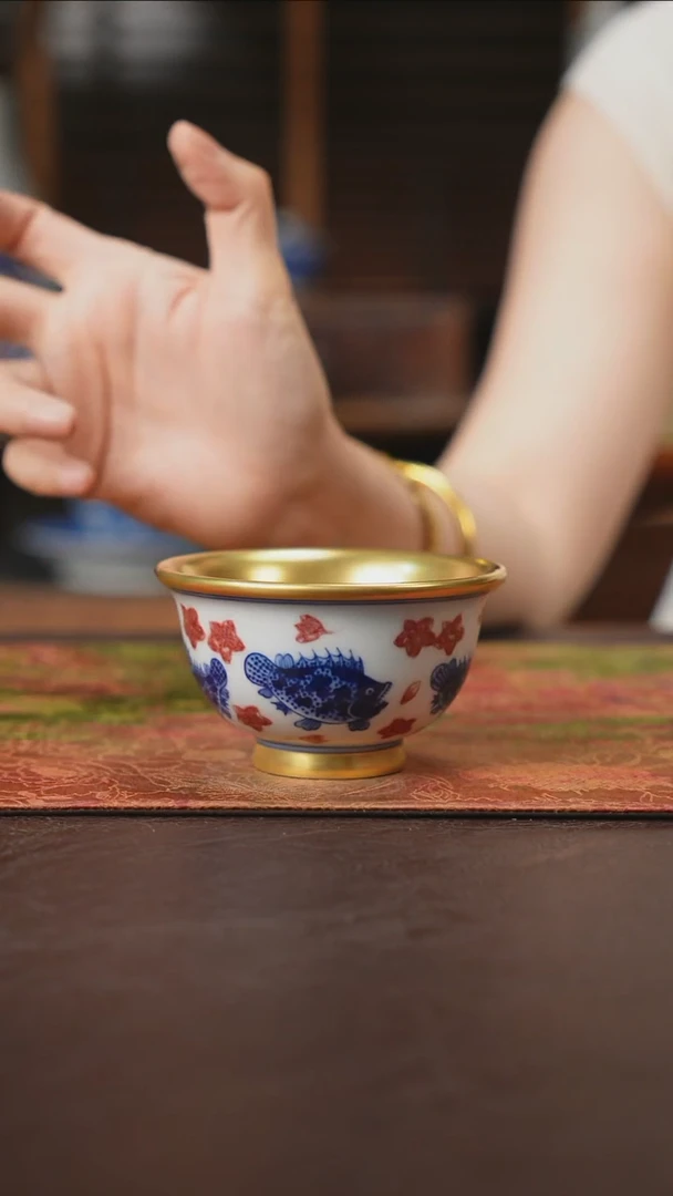 杯景德镇陶瓷杯碗柴烧多人